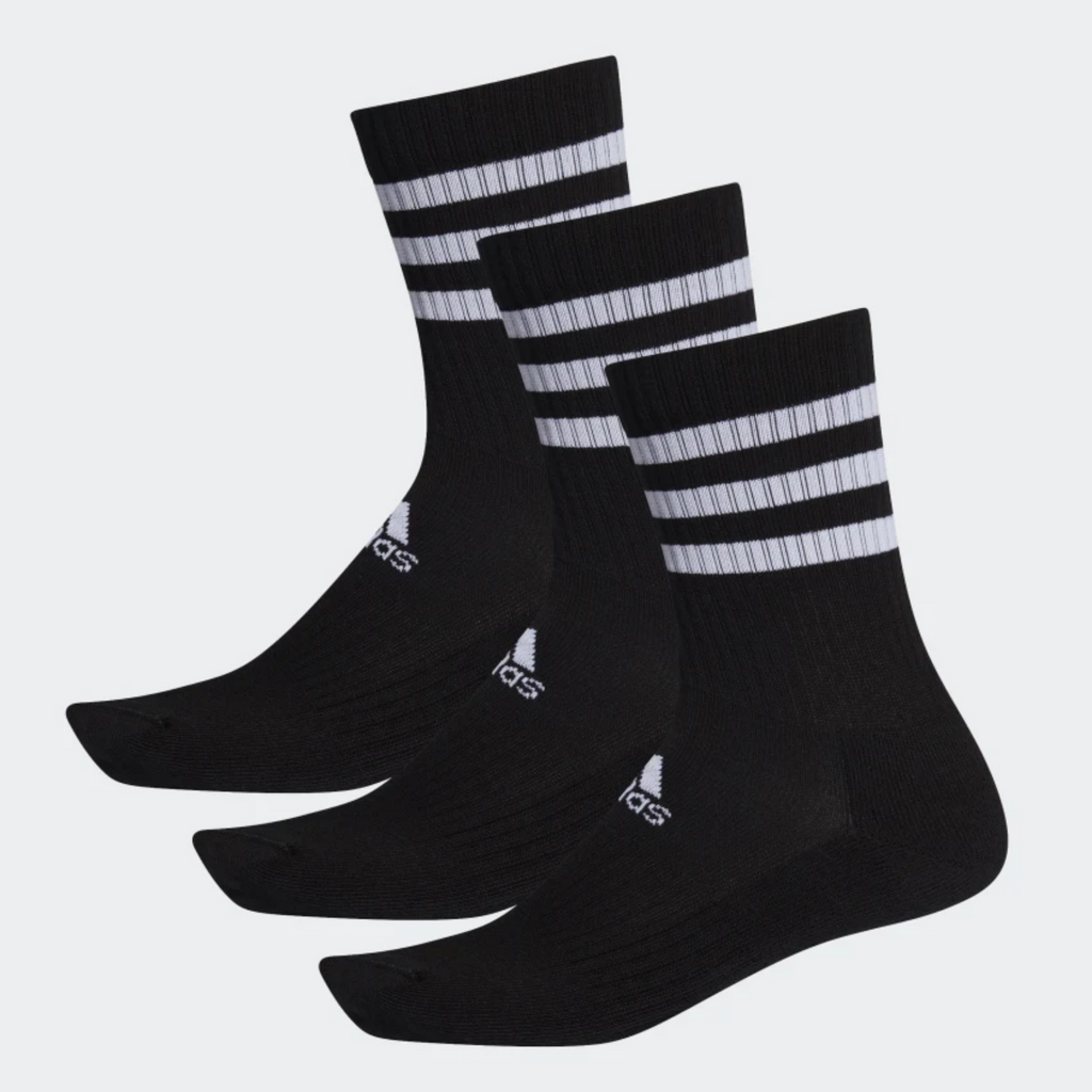 Adidas 3-Stripes Cushioned Crew Socks 3Pairs