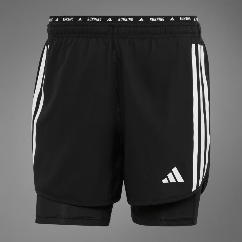 Own the Run 3-Stripes 2-in-1 Shorts